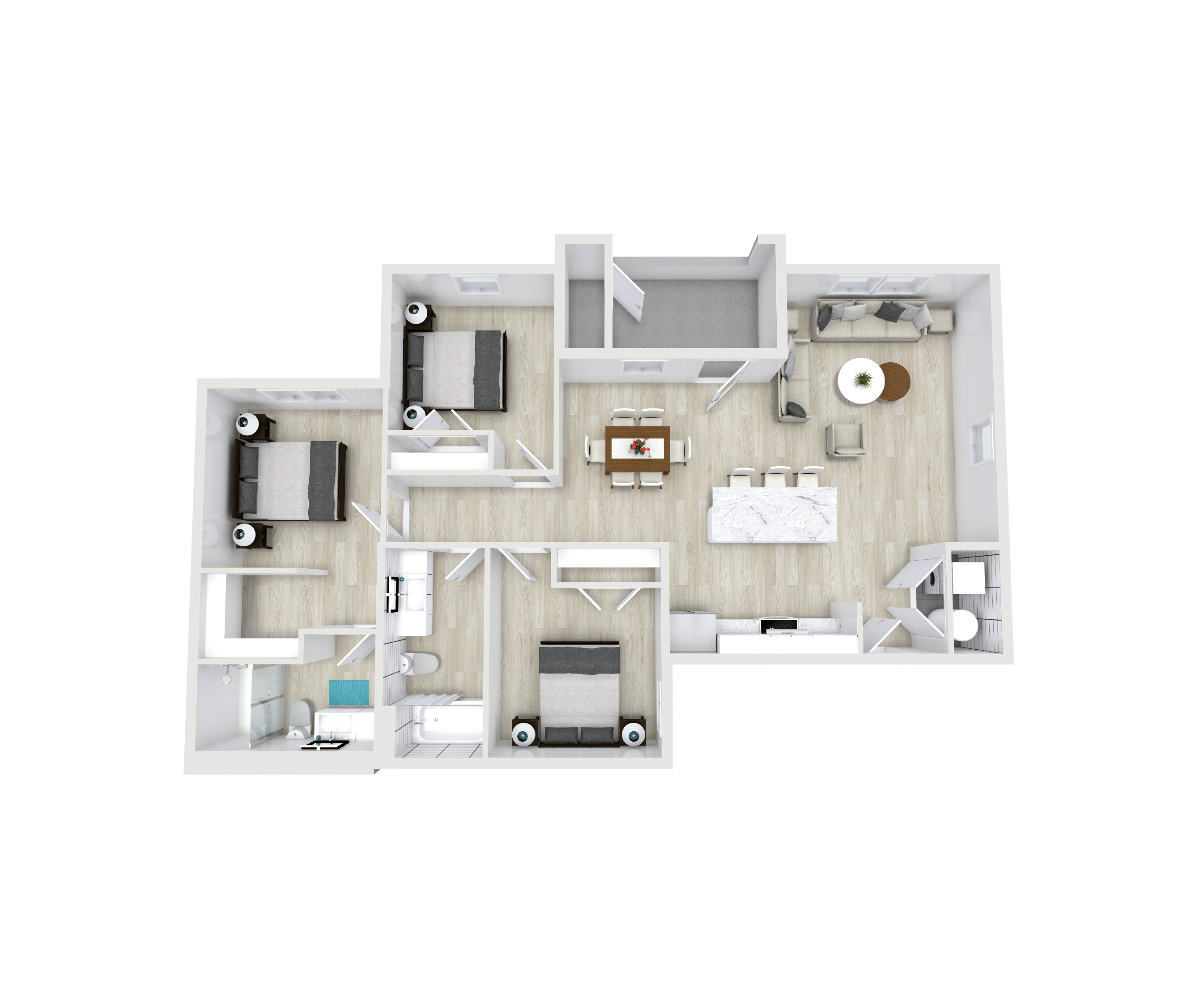 MicrosoftTeams-image (32) 3 bed 2 bath apartment floor plan